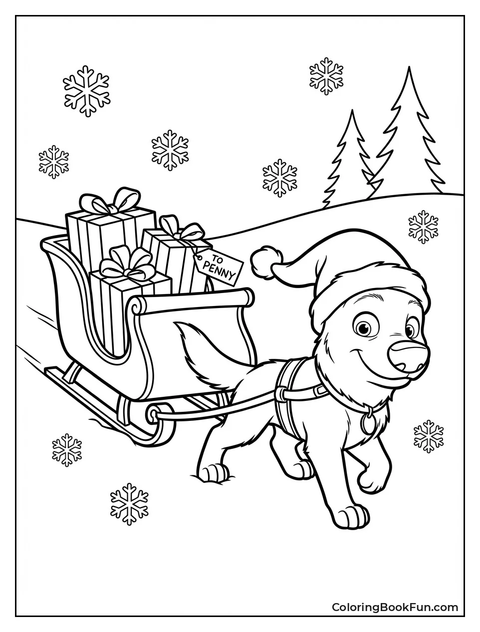 Bolt Pulls Santa Sleigh