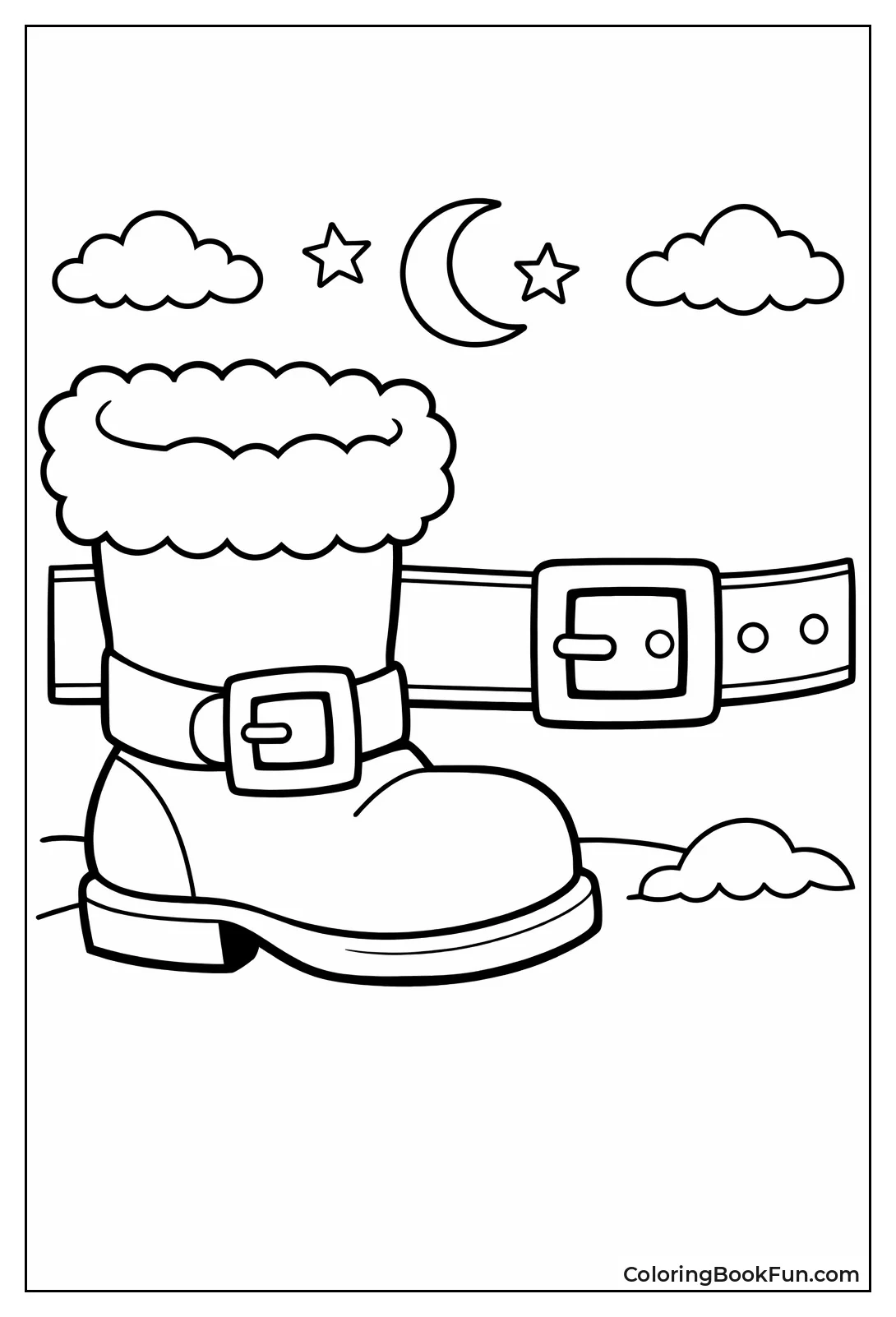 Santa's Boot and Belt