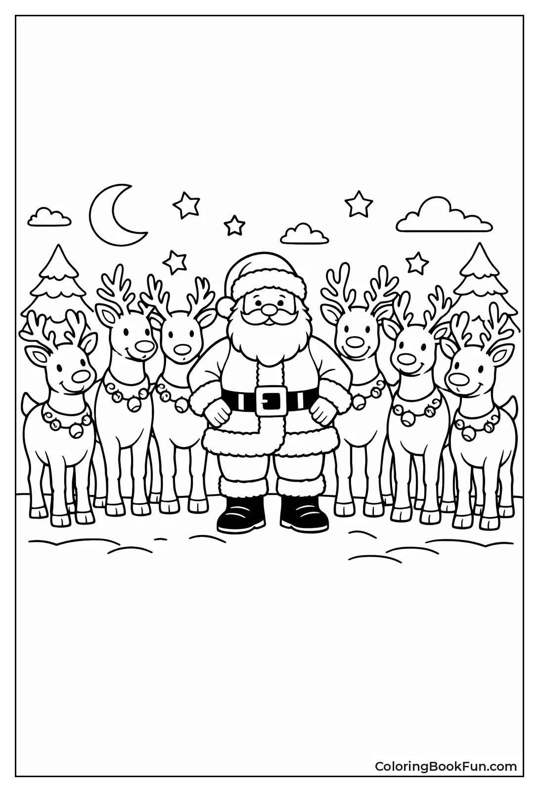 Santa and Reindeer Team