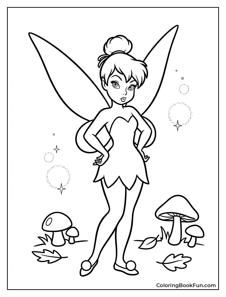 Sassy Tinkerbell Hands on Hips