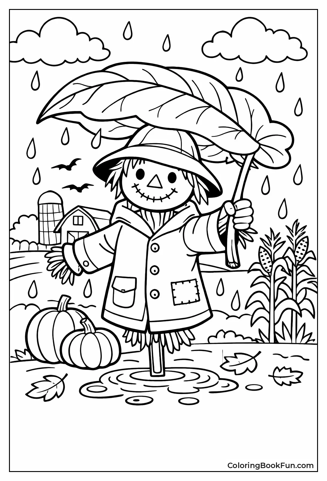 Scarecrow in Rain Slicker