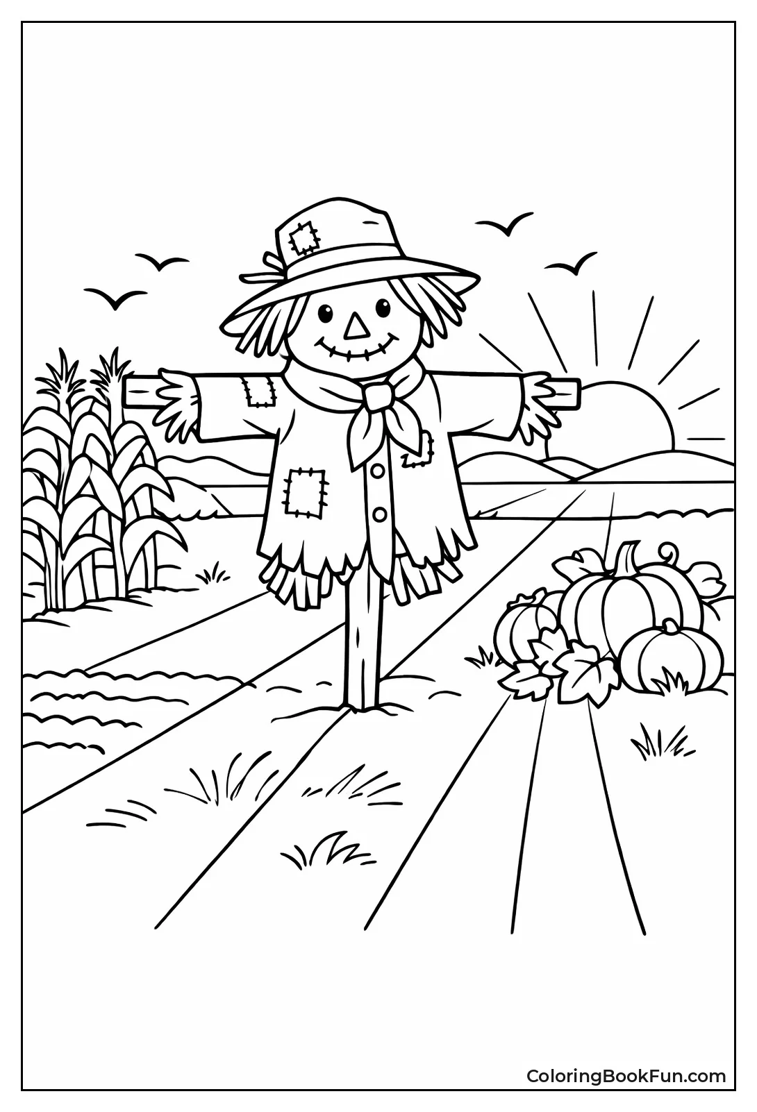 Scarecrow at Sunset Field