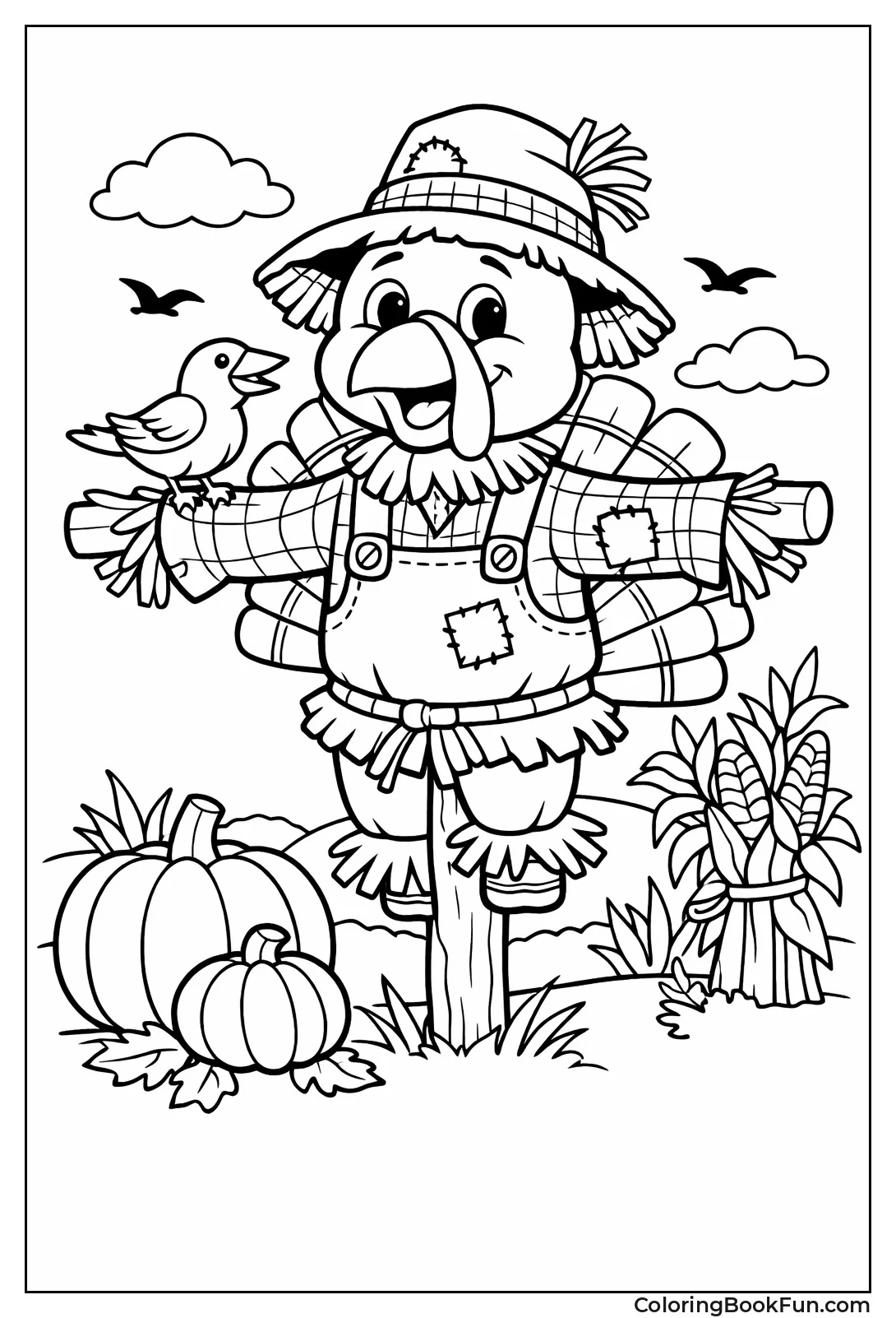Scarecrow Turkey Friend