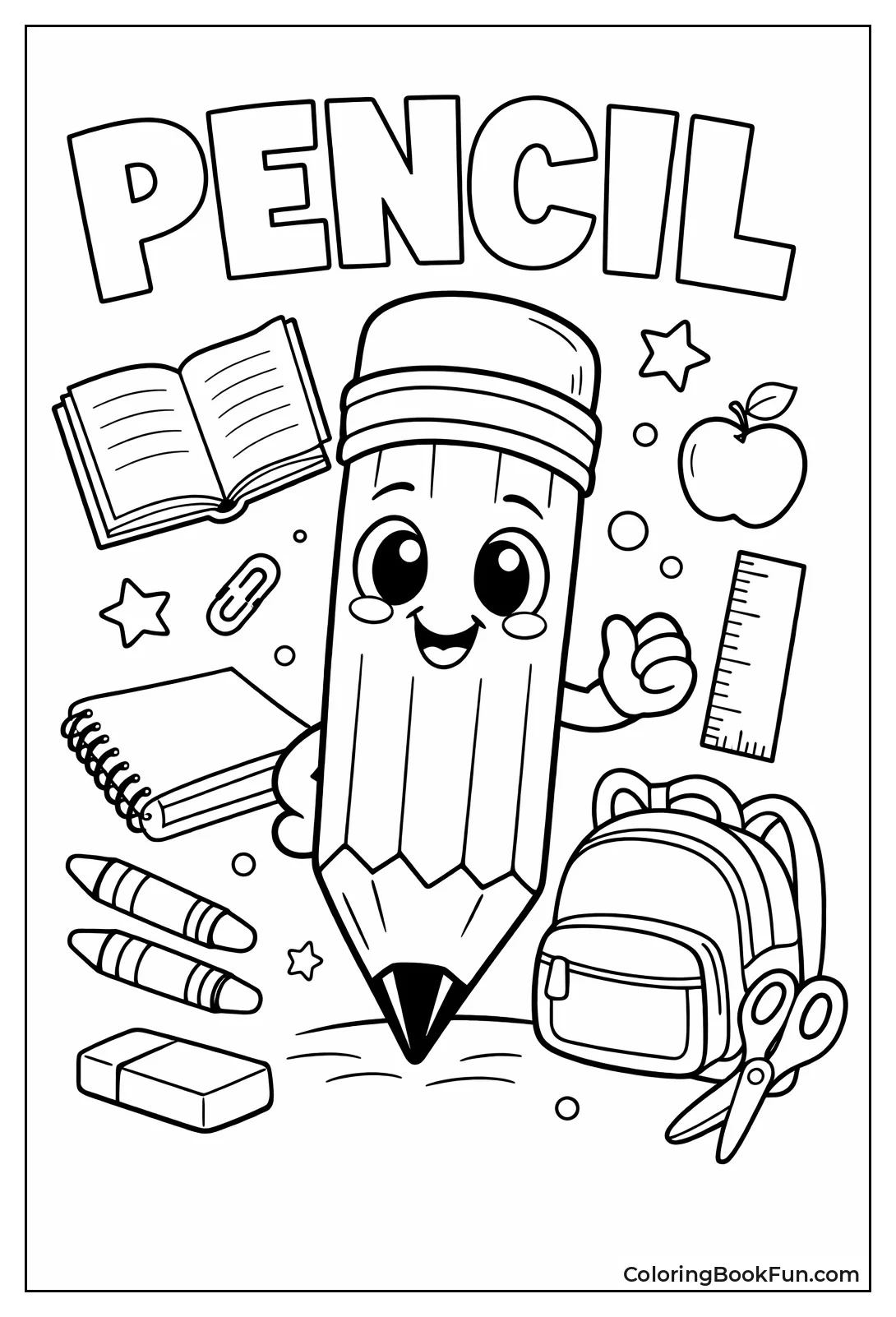 Big Happy Pencil Smiles