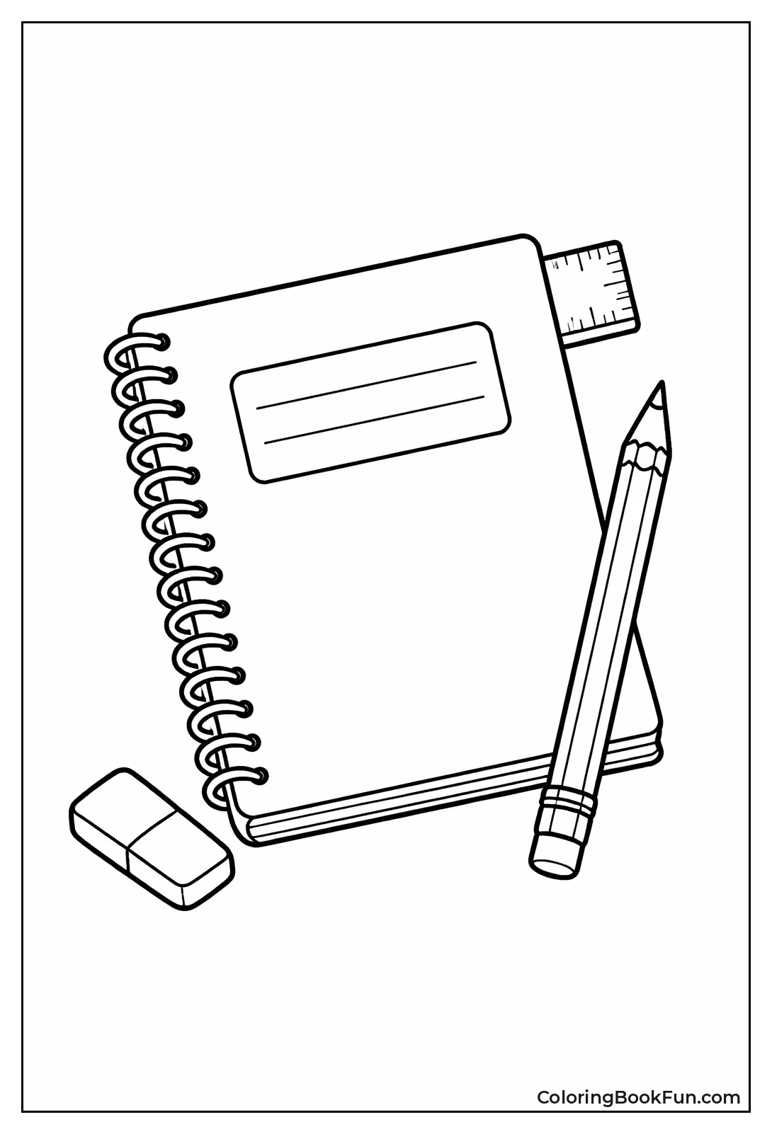 New Pencil and Notebook