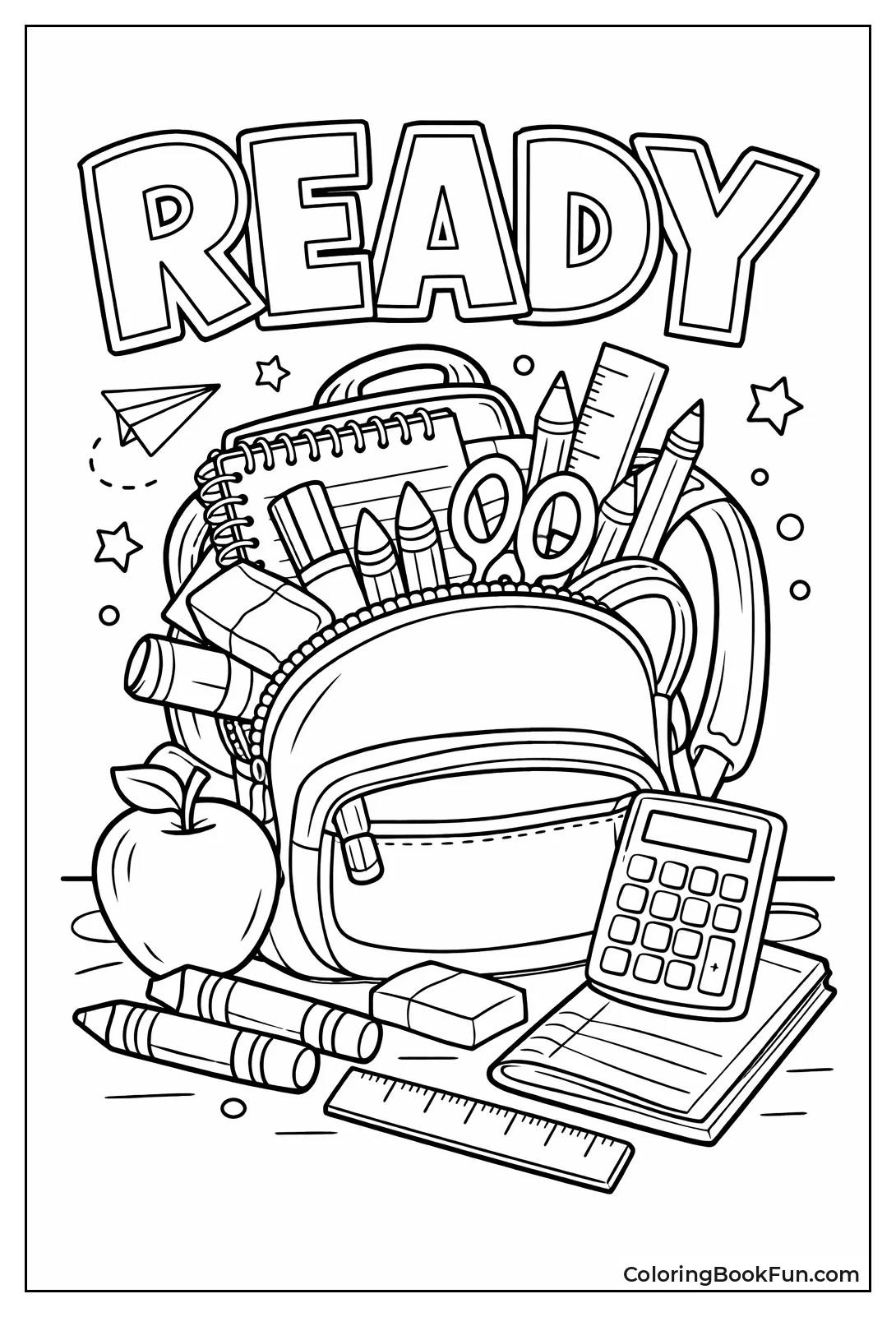 Packed Backpack Bulges Out