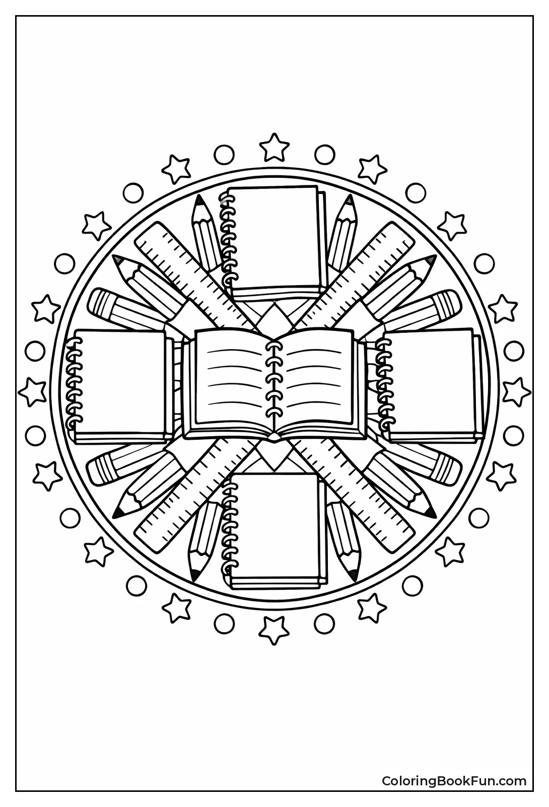 Mandala Weaves School Supplies