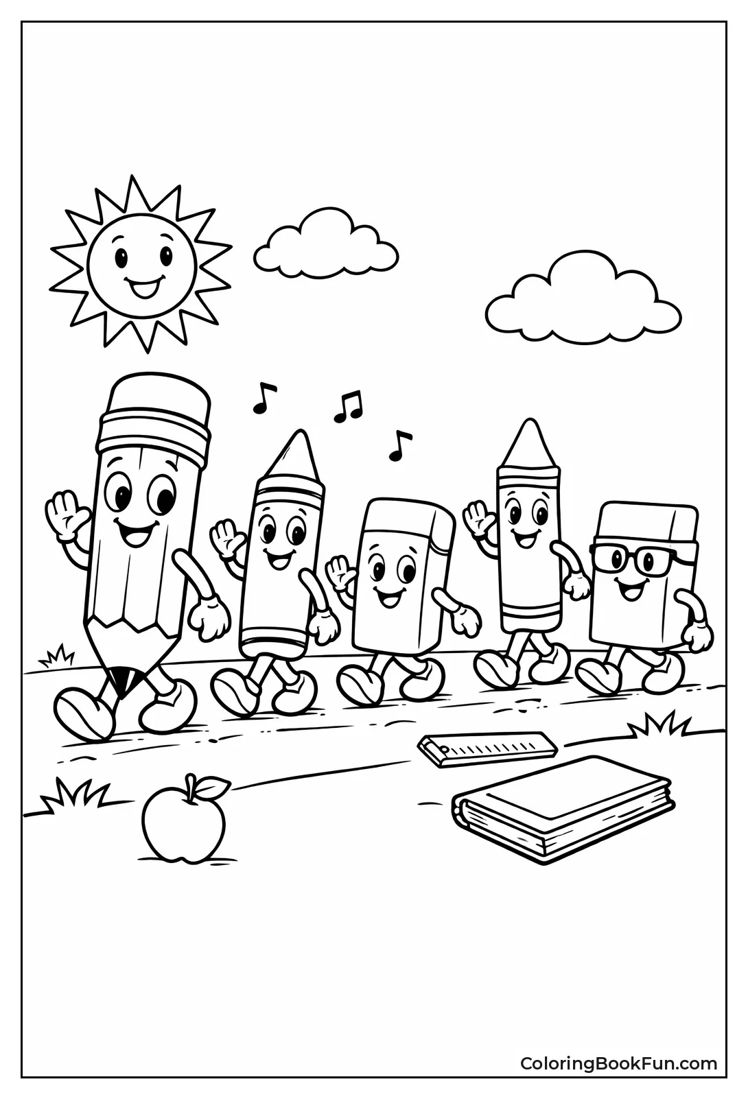 Supplies March in Parade