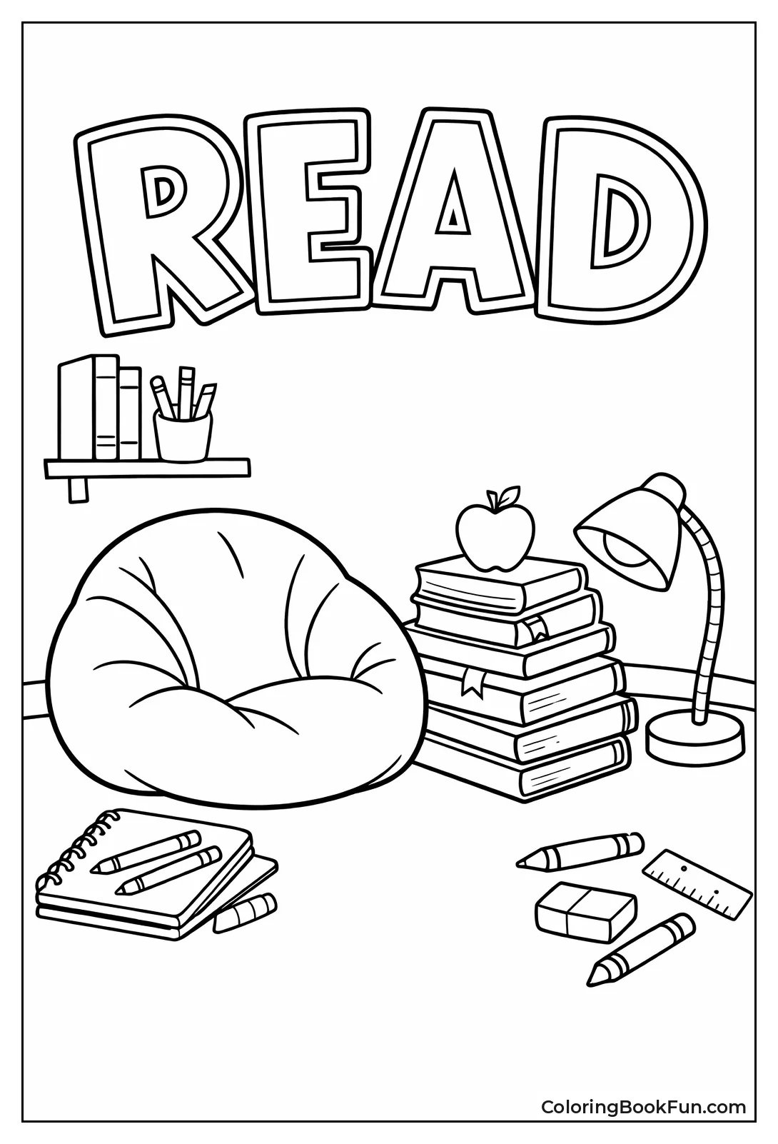 Cozy Nook with Books