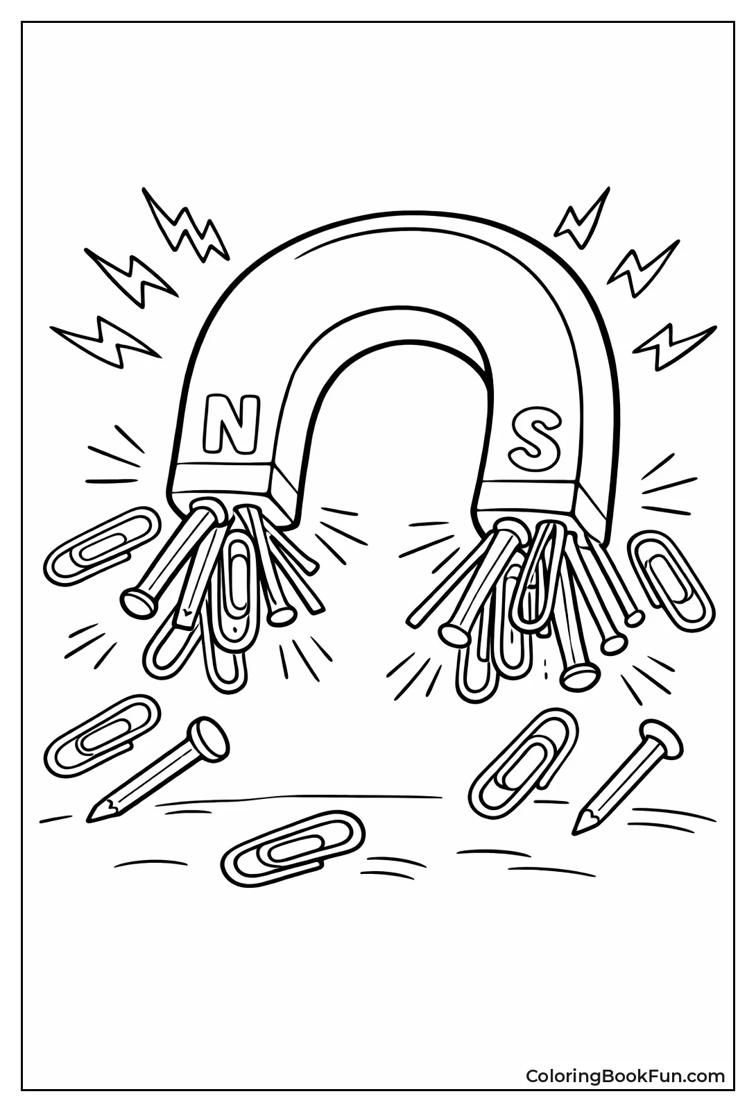 Magnet Pulls Metal Clips