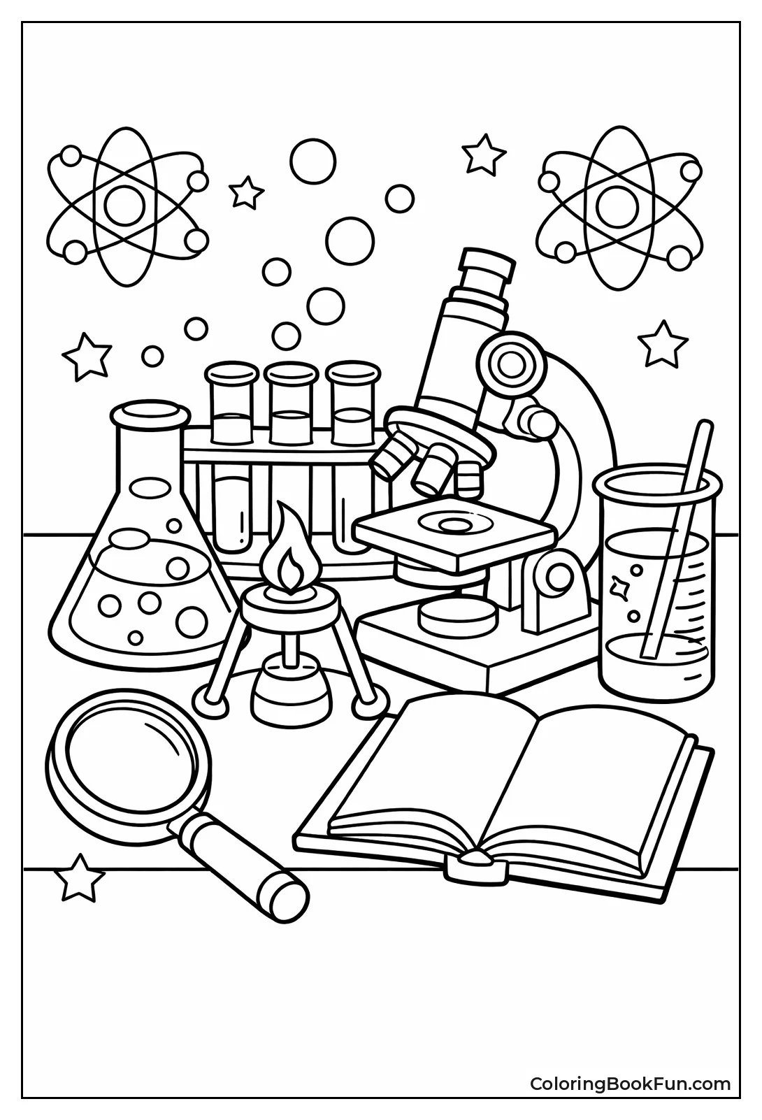 Science Lab Tools Scene