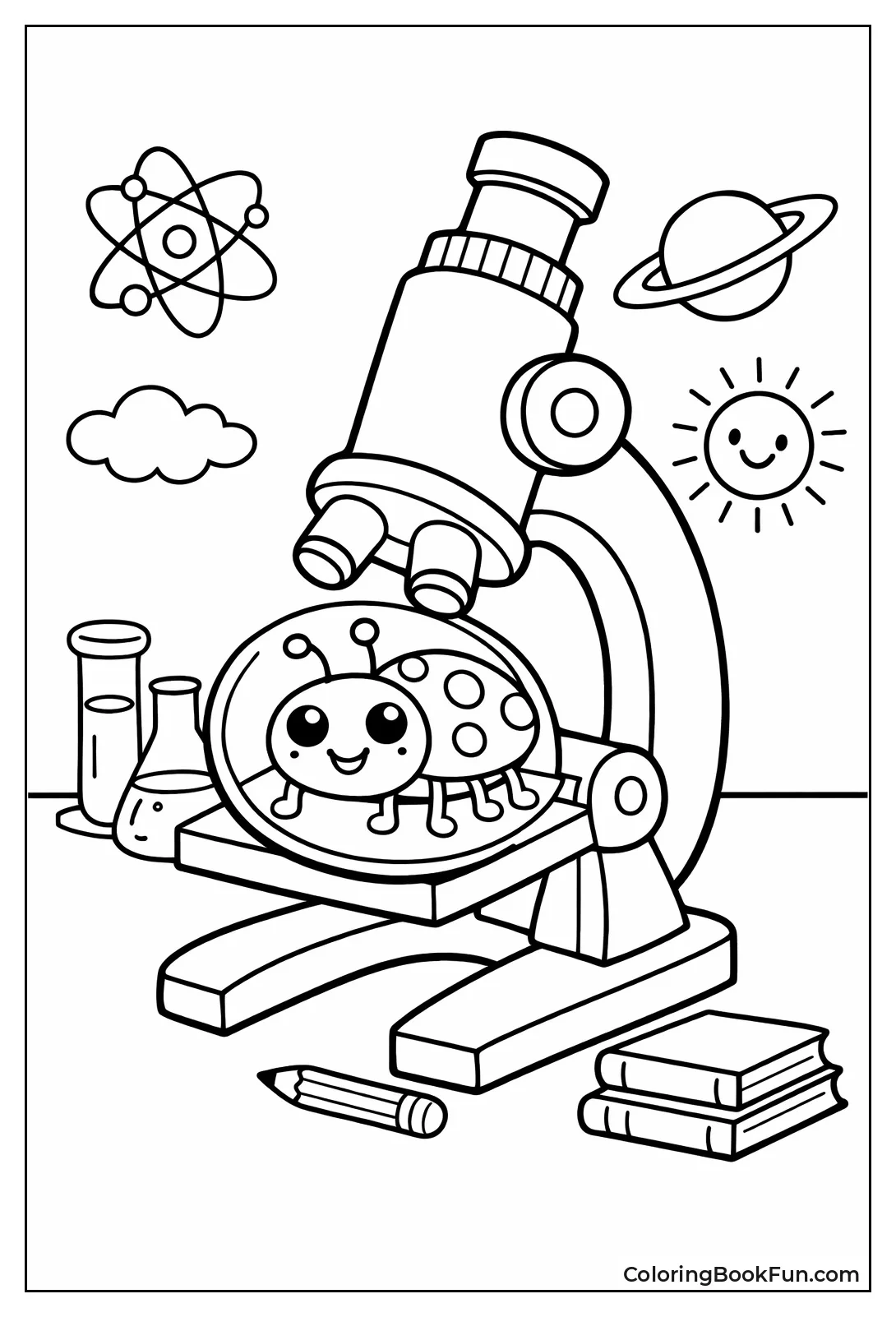 Microscope Shows Friendly Bug