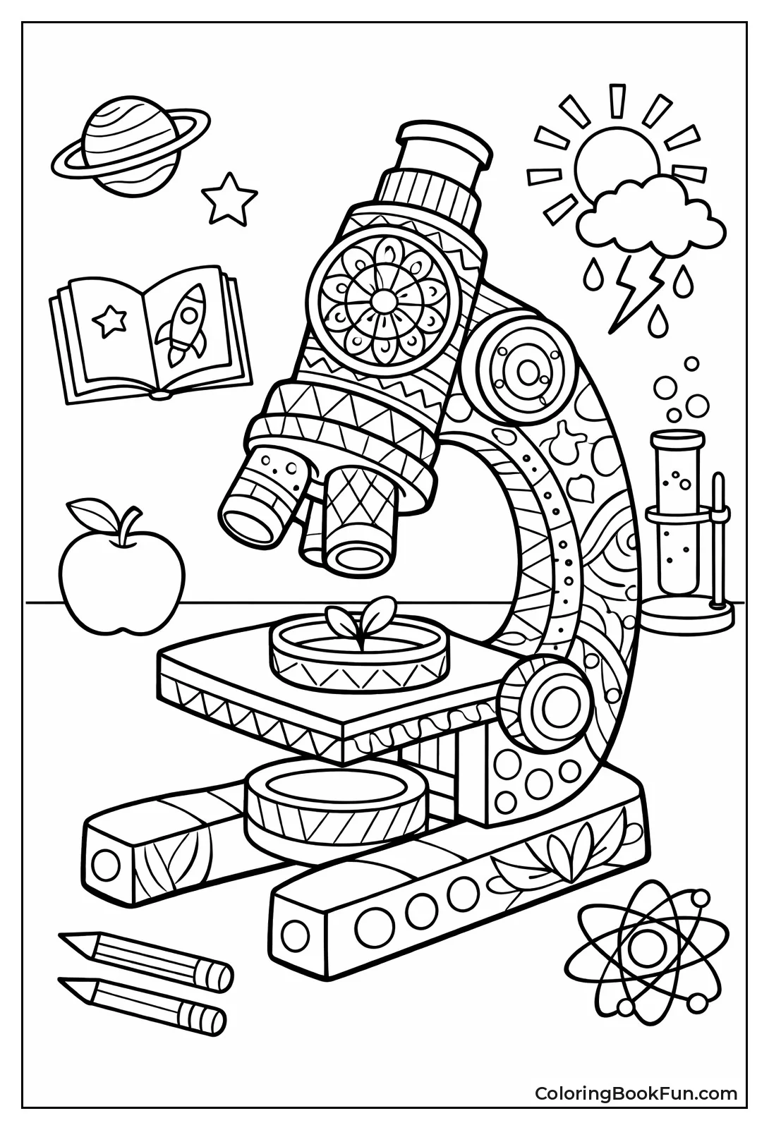 Patterned Microscope with Details