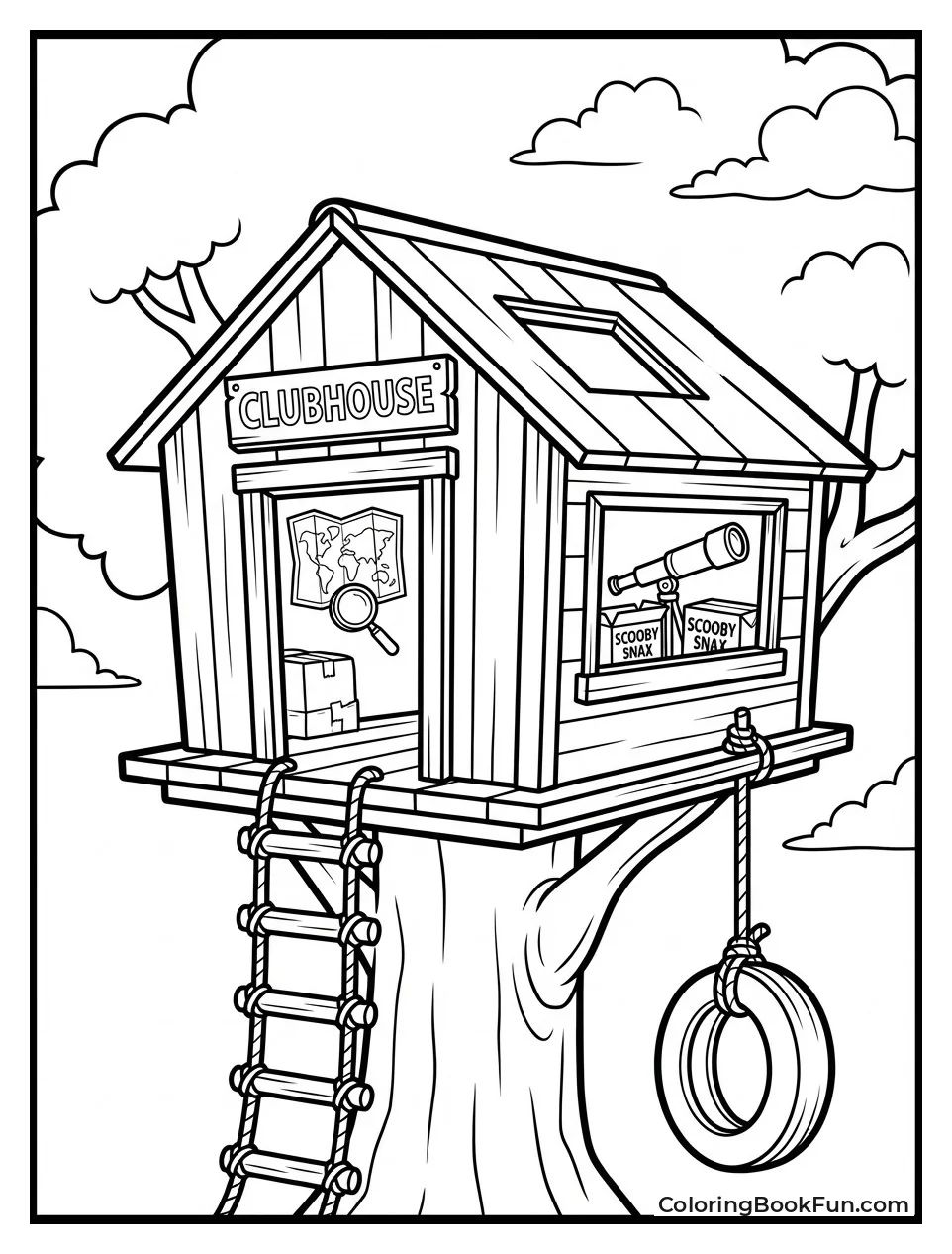 Gang Chills in Treehouse Club