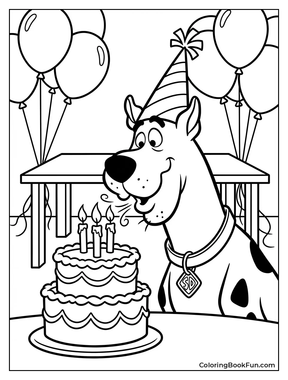 Scooby Blows Birthday Candles