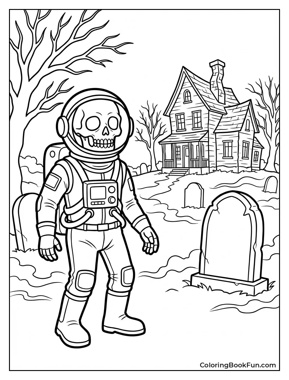 Space Kook Glows in Graveyard