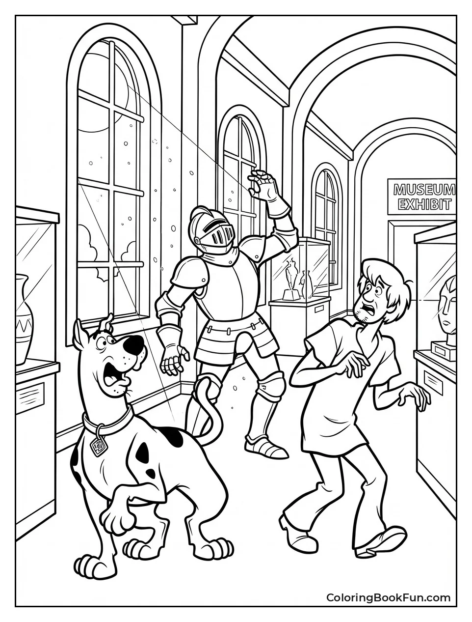 Black Knight Wakes in Museum