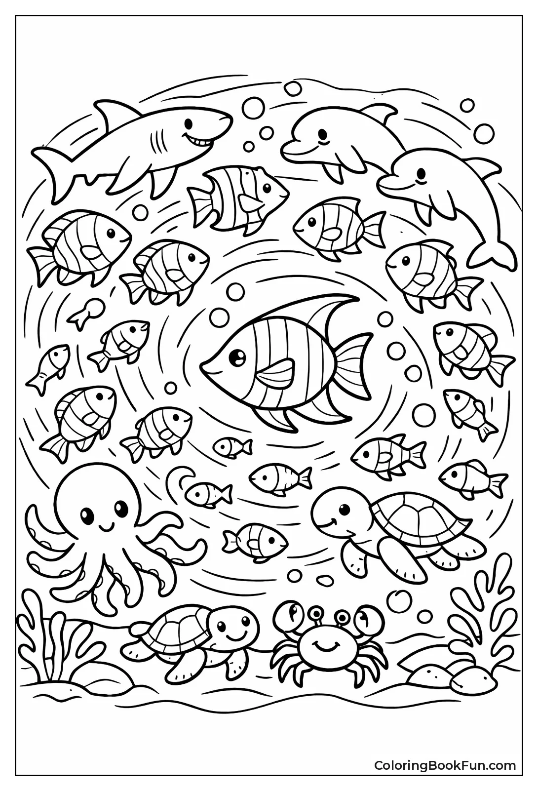 School of Tropical Fish