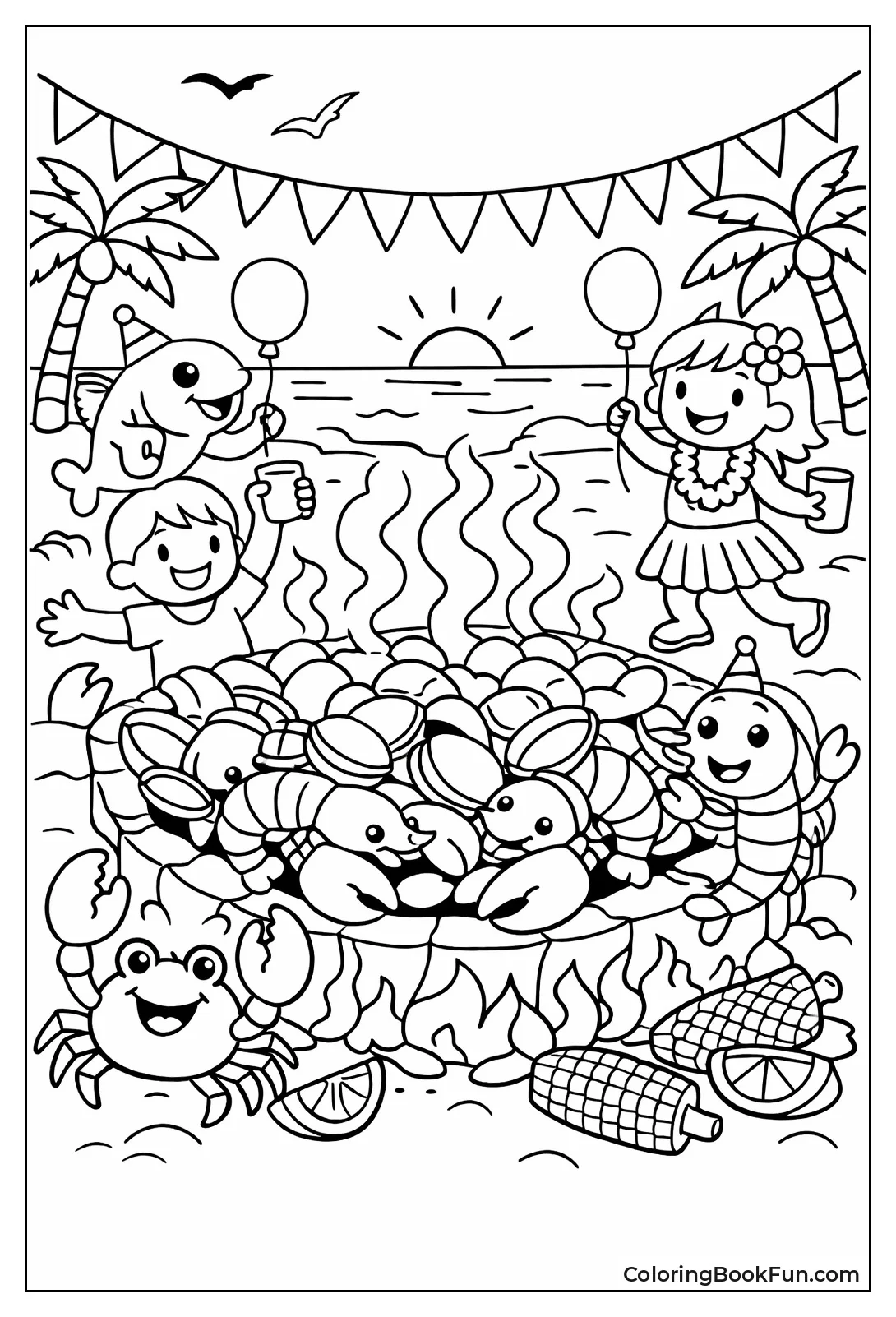 Clam Bake Beach Party