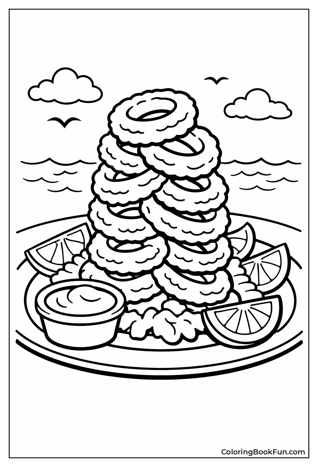 Tower of Fried Calamari