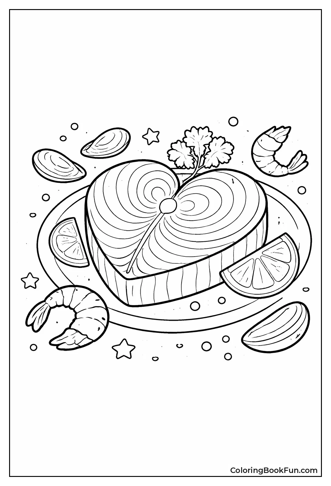 Heart-Shaped Tuna Steak