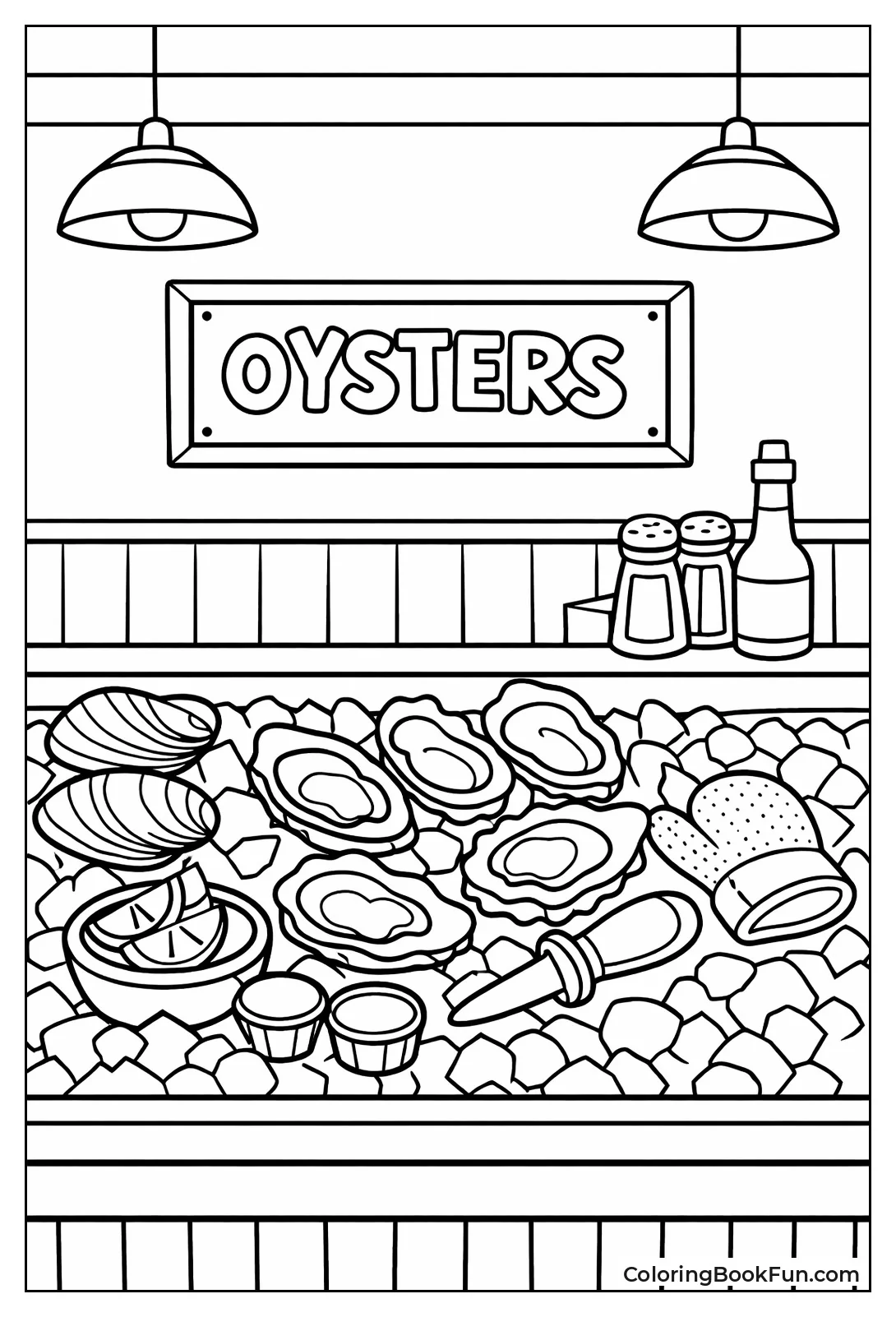 Oyster Bar Ice Display