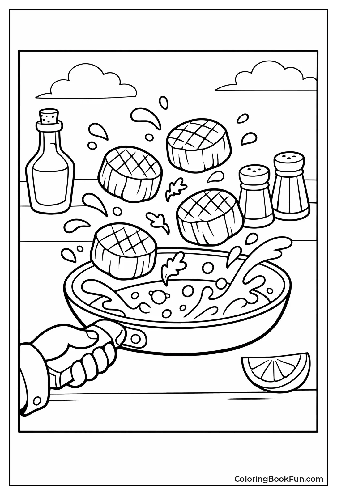 Sautéing Scallops with Herbs