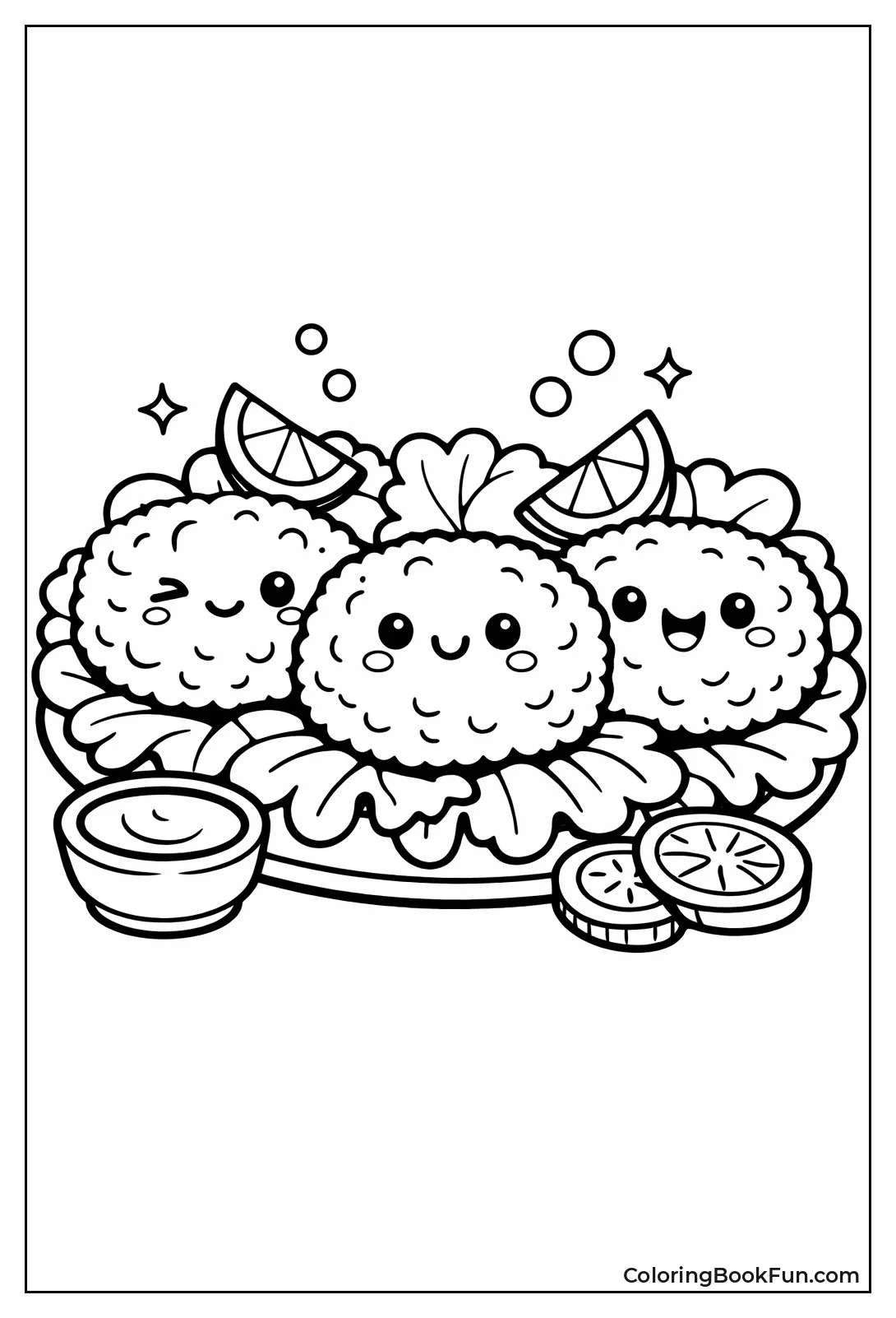 Smiling Crab Cakes Stack