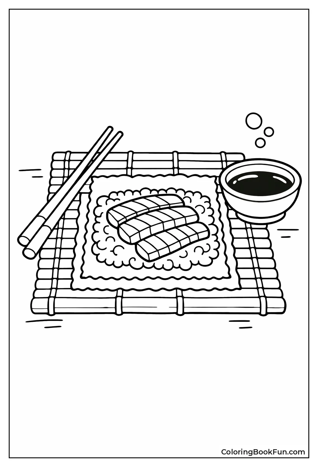 Sushi Rolling Mat Station