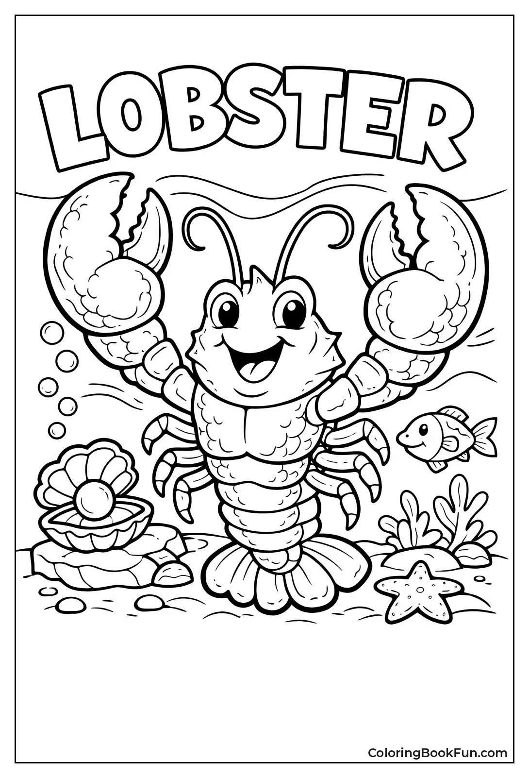 King Lobster Raising Claws