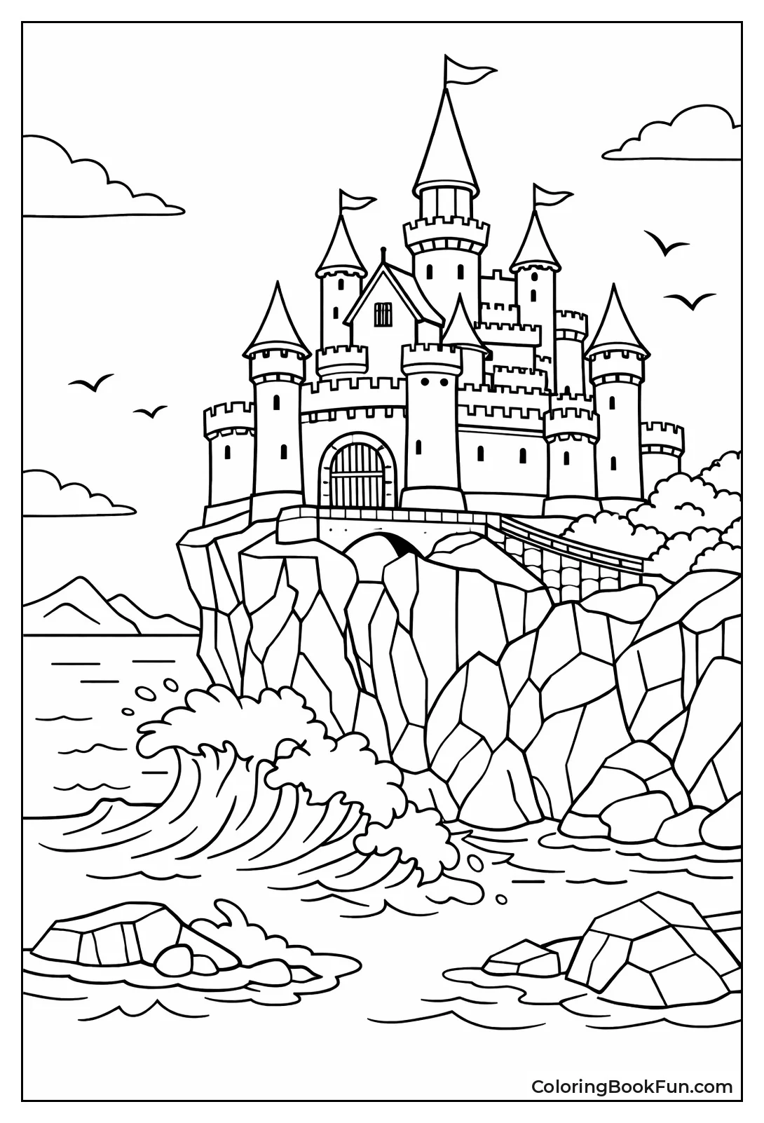 Seaside Cliff Castle