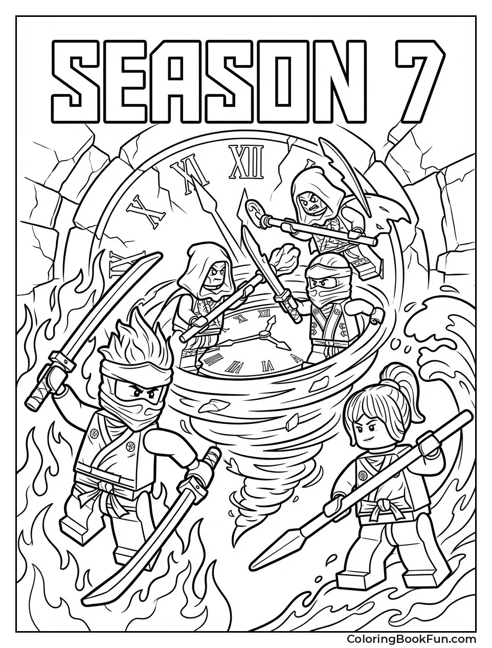 Ninjas Battle Time Powers