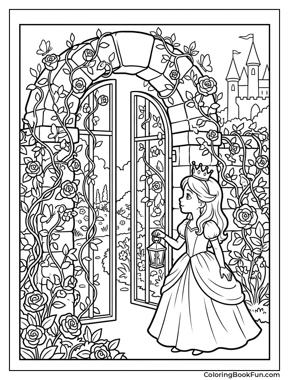 Princess in Secret Garden
