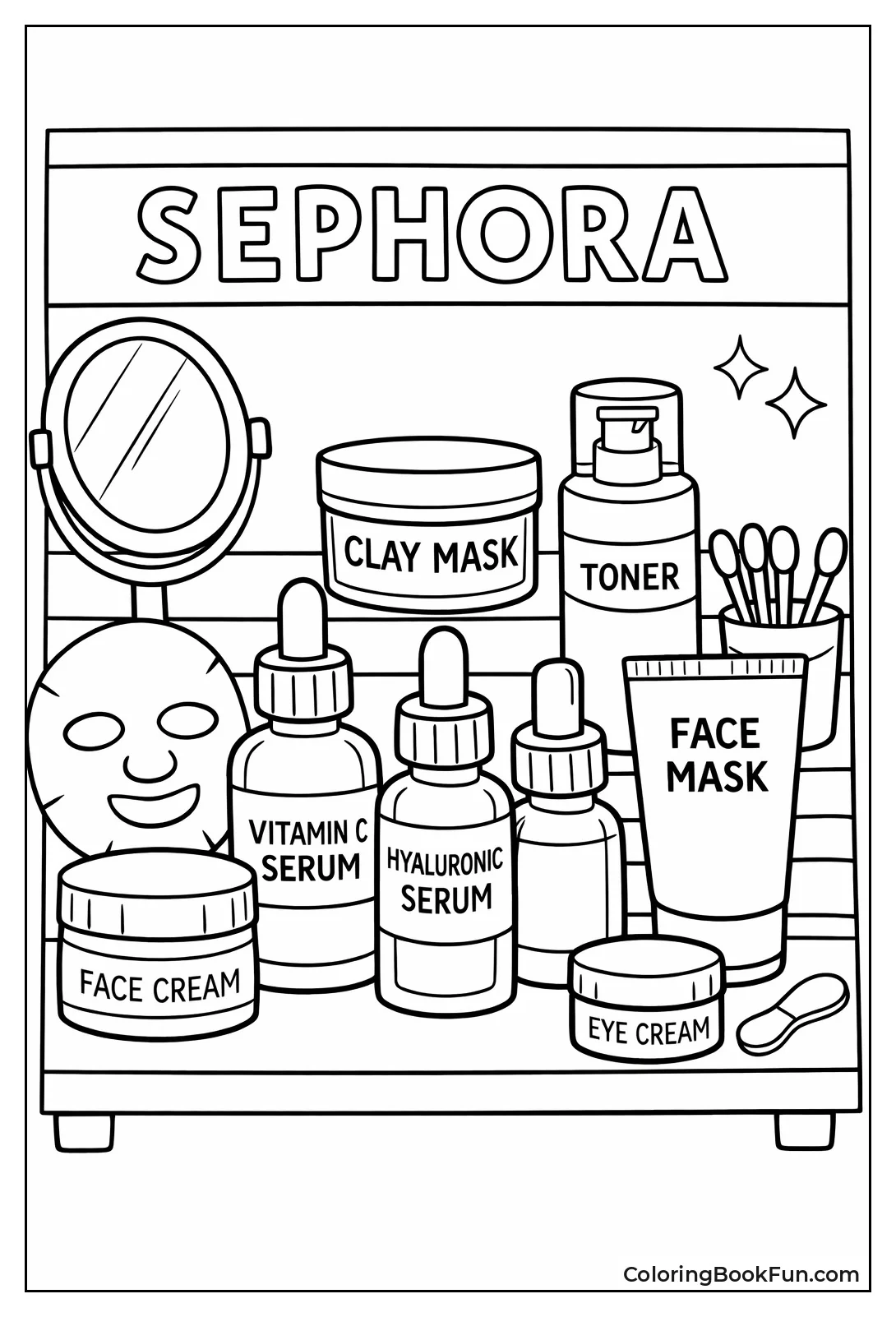 Sephora Skincare Display