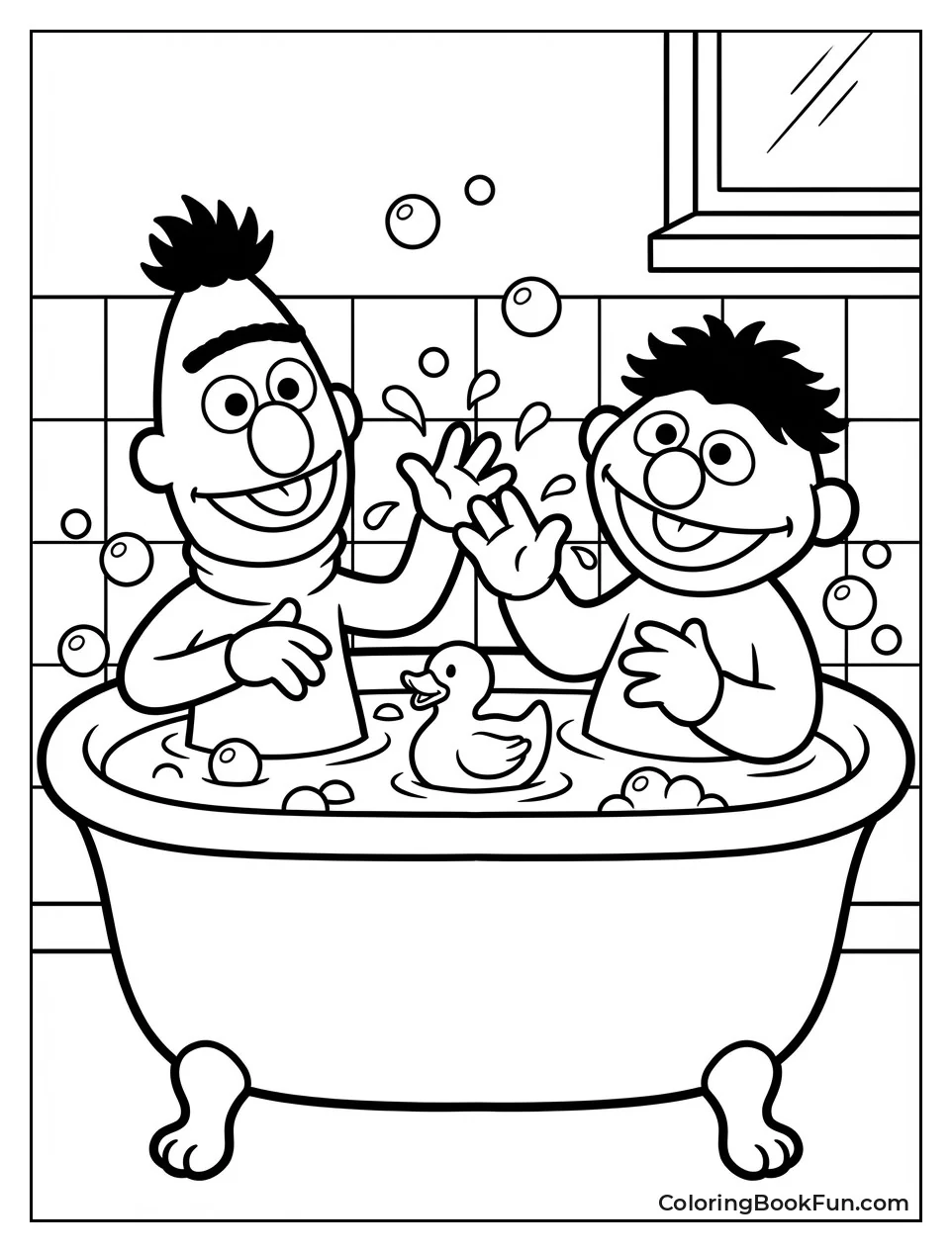 Bert and Ernie Splash