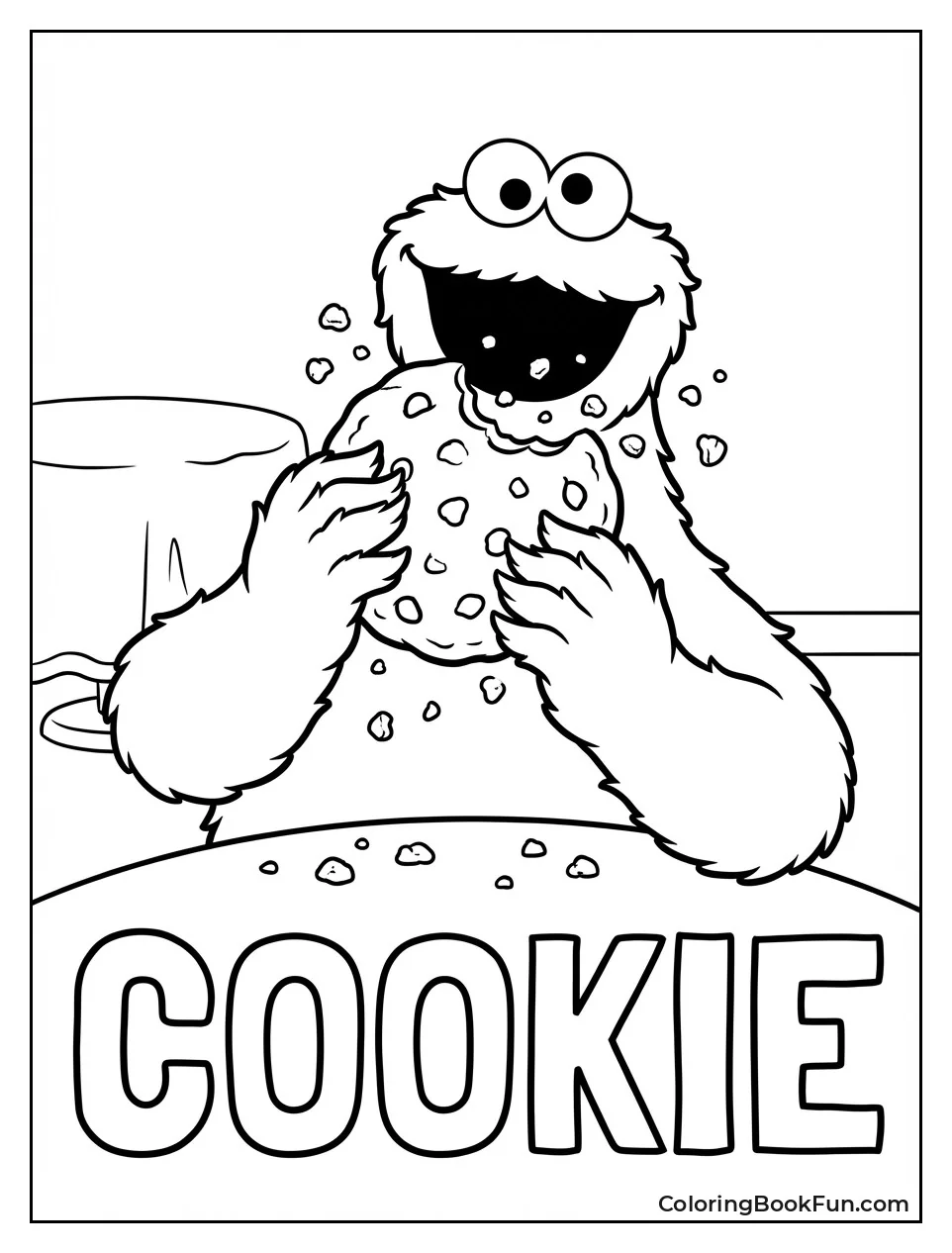 Cookie Monster Eats Cookie