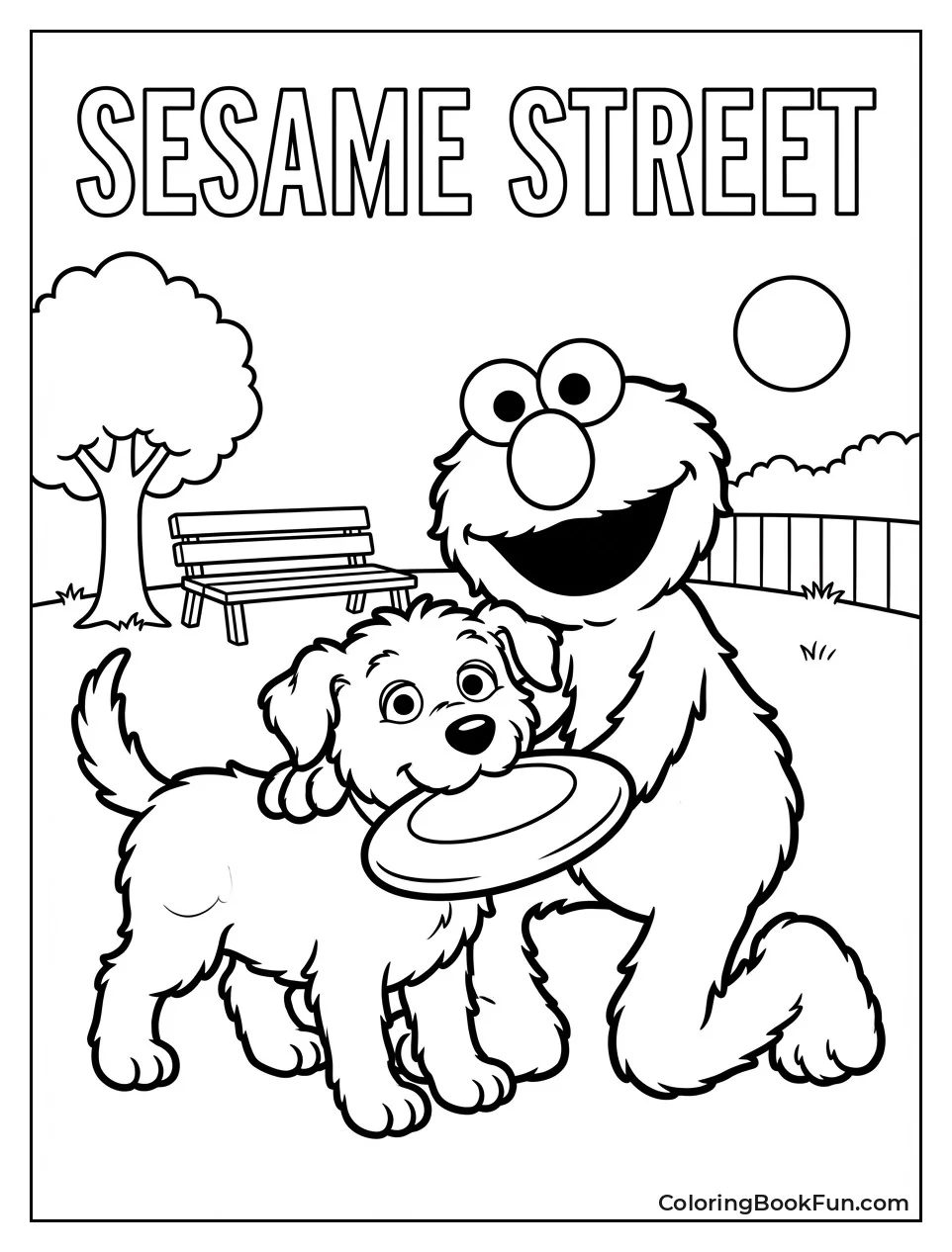 Elmo Plays with Tango