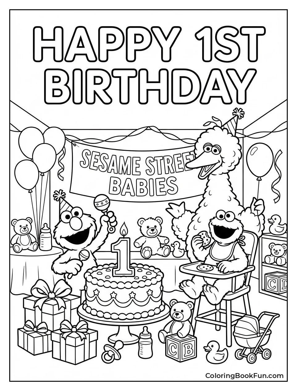 Elmo's First Birthday Bash