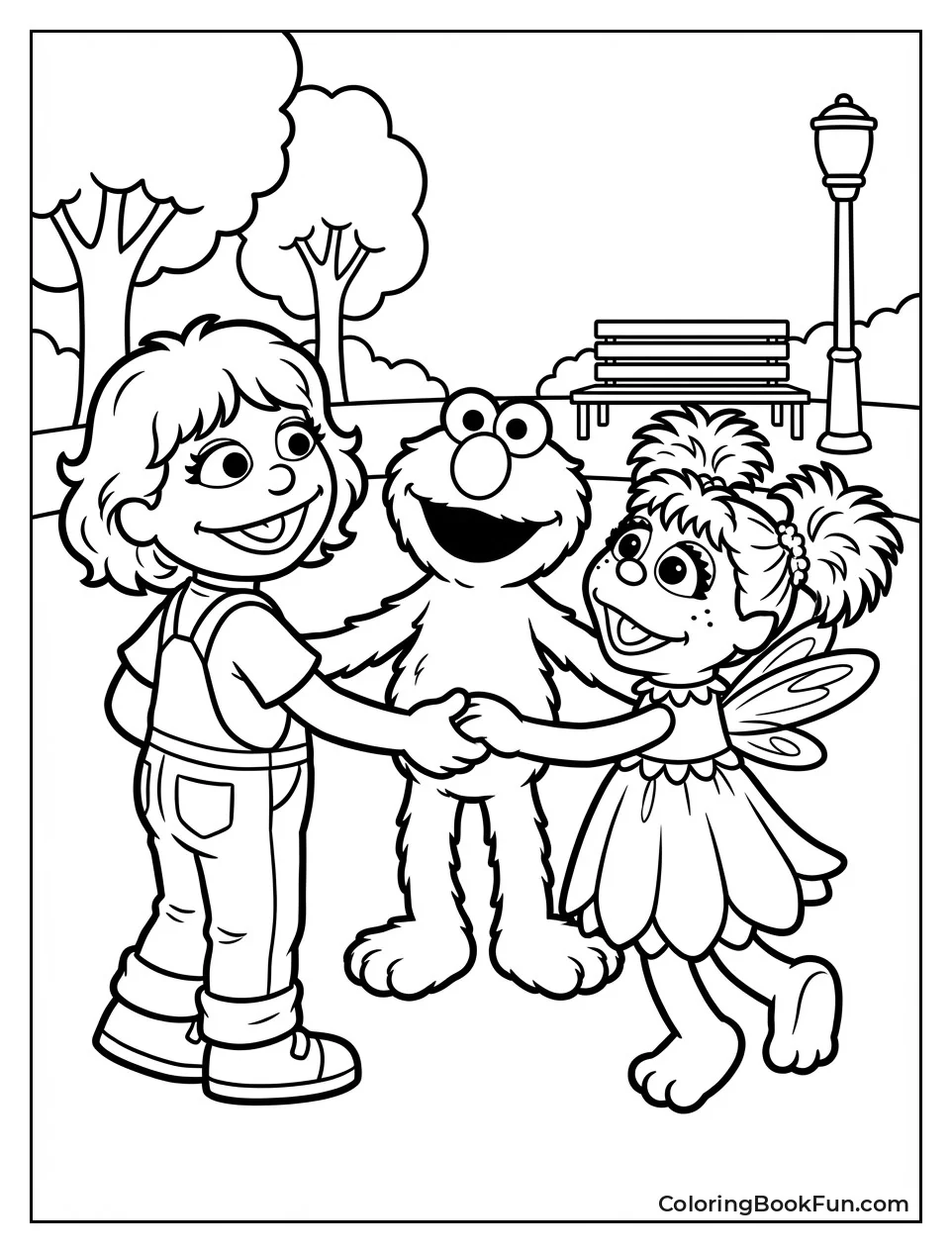 Julia Holds Hands Circle