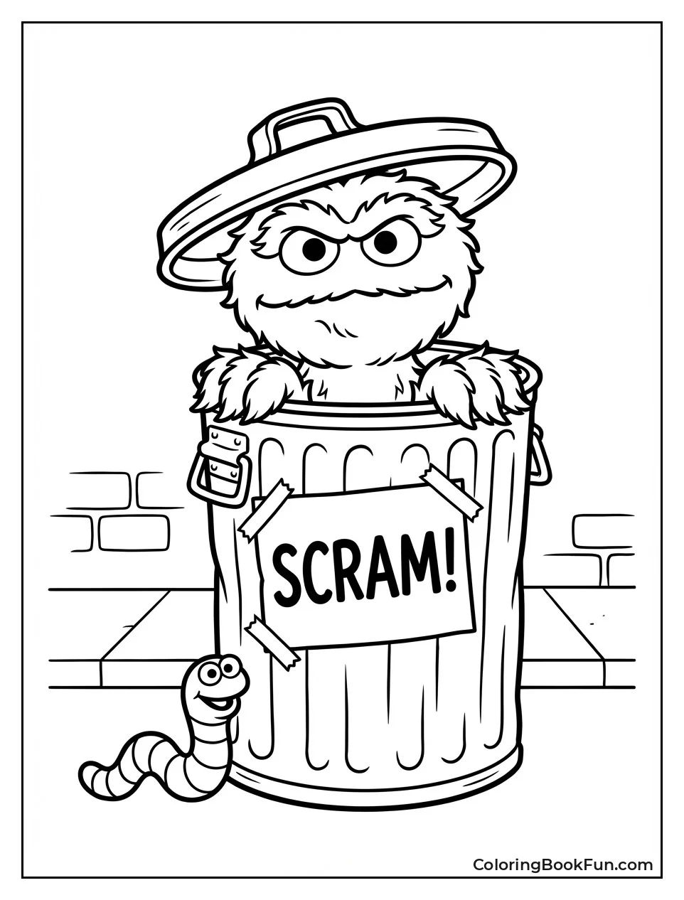 Oscar Peeks from Can