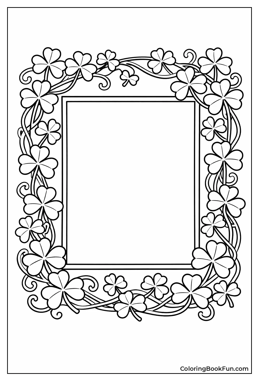 Shamrock Vine Border