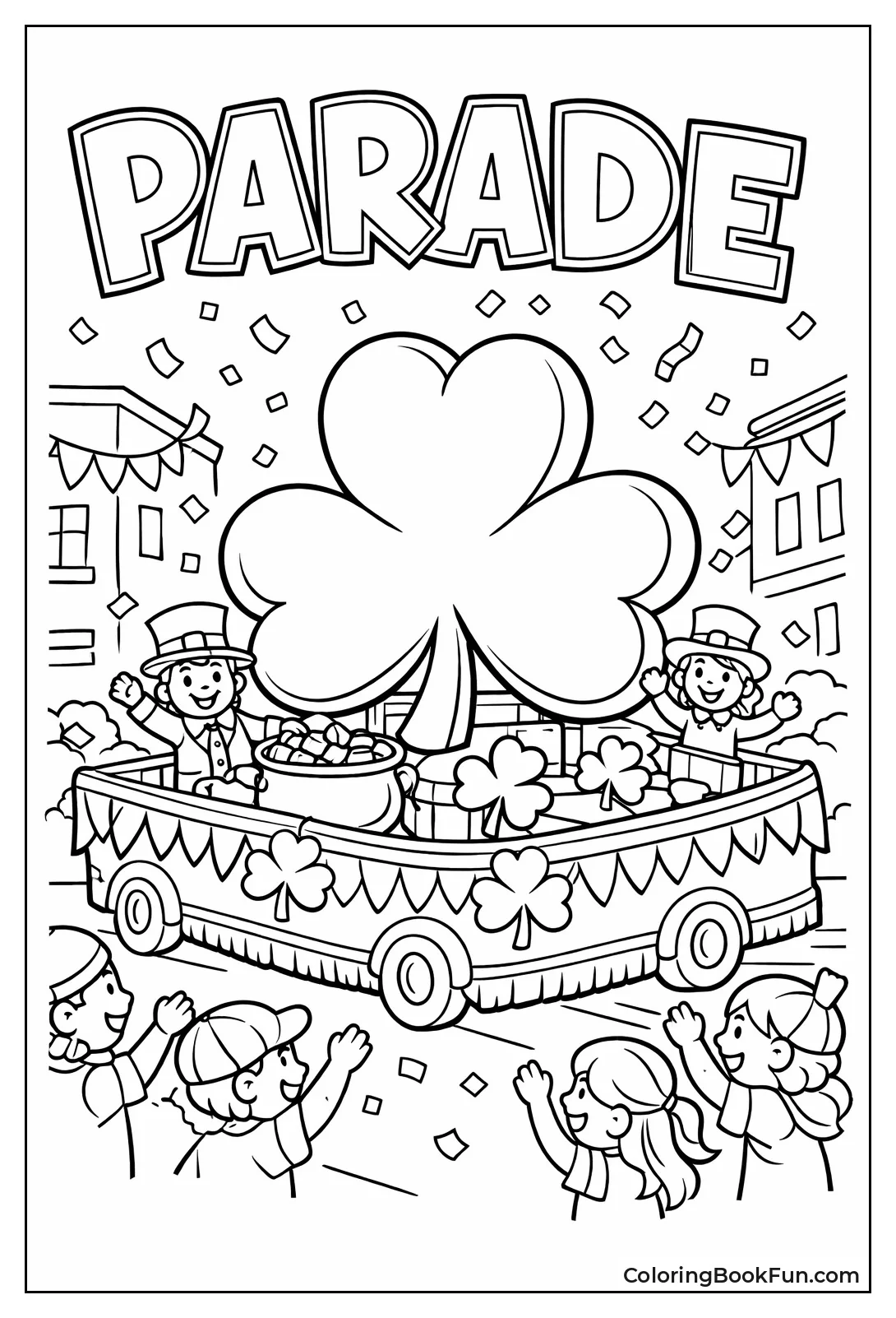 Big Shamrock Parade Float