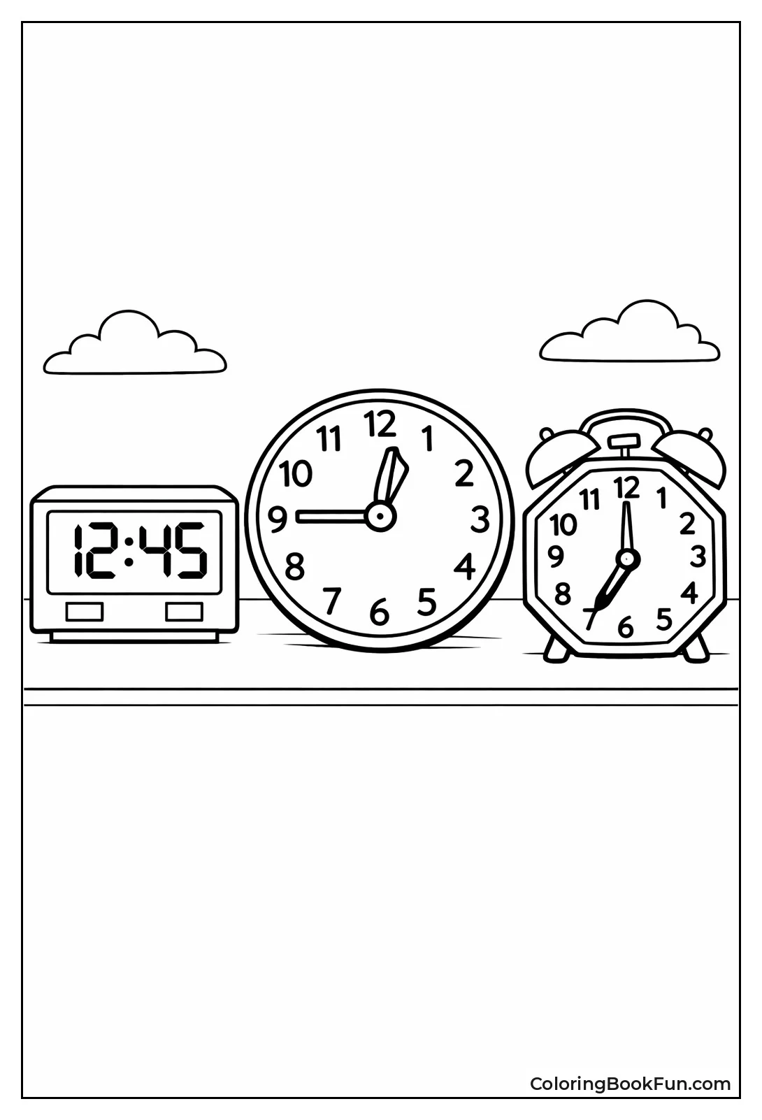 Clocks in Fun Shapes