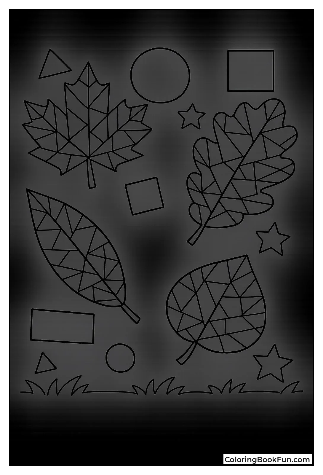 Leaves with Geometric Veins