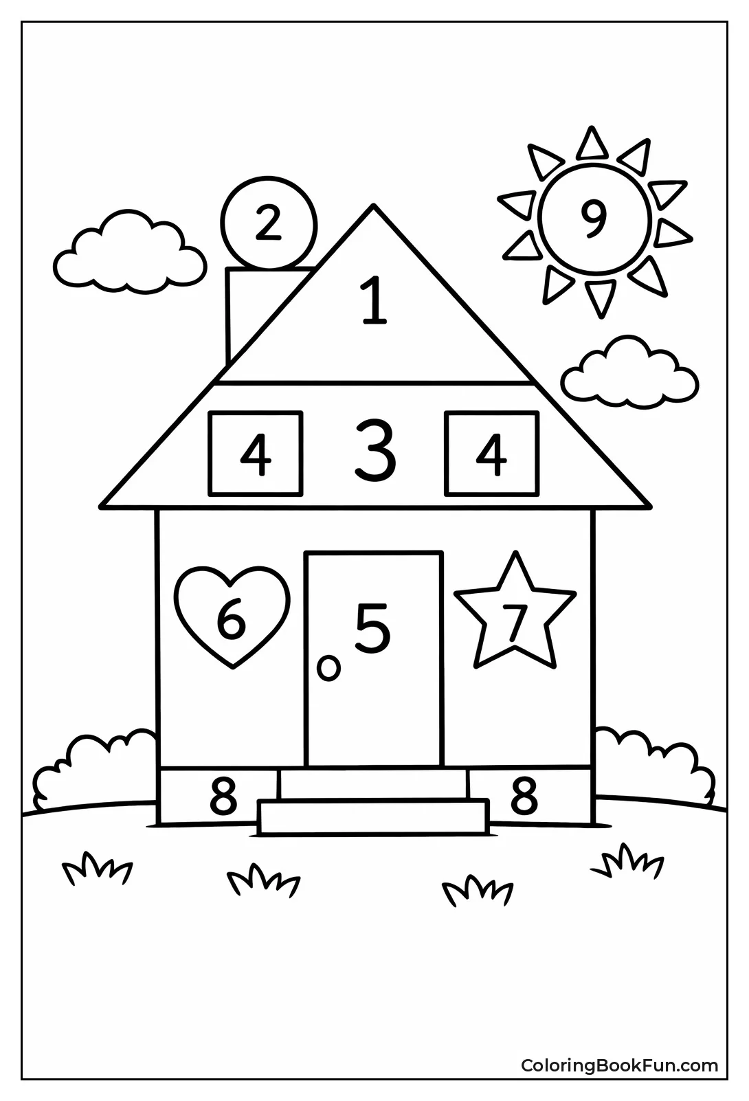 House Colors by Shape
