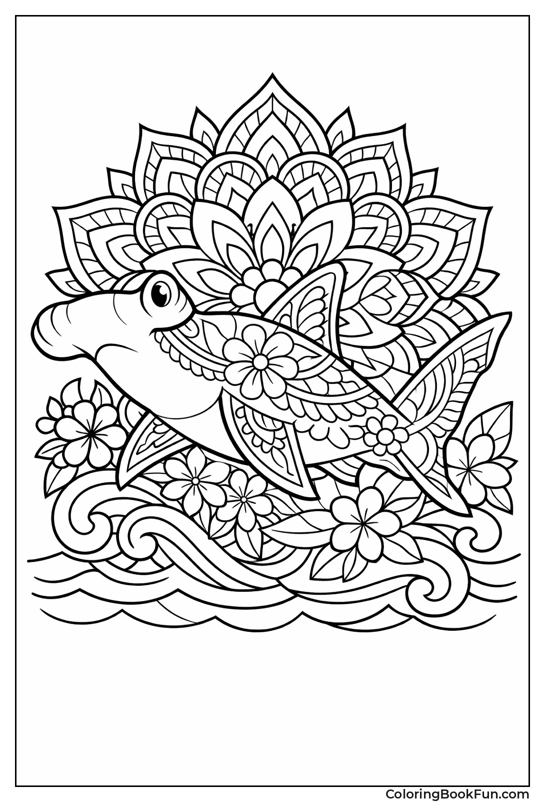 Hammerhead Mandala Design