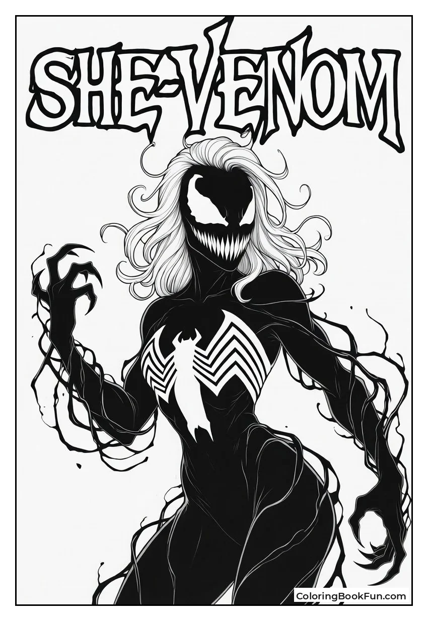 She-Venom Flows with Tendrils