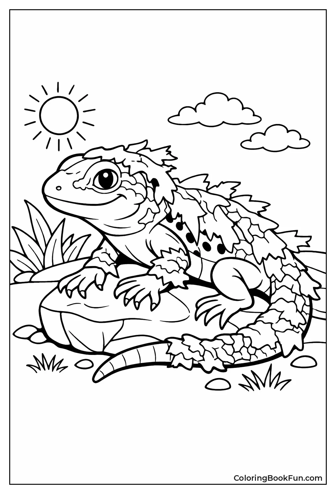 Lizard Sheds Old Skin