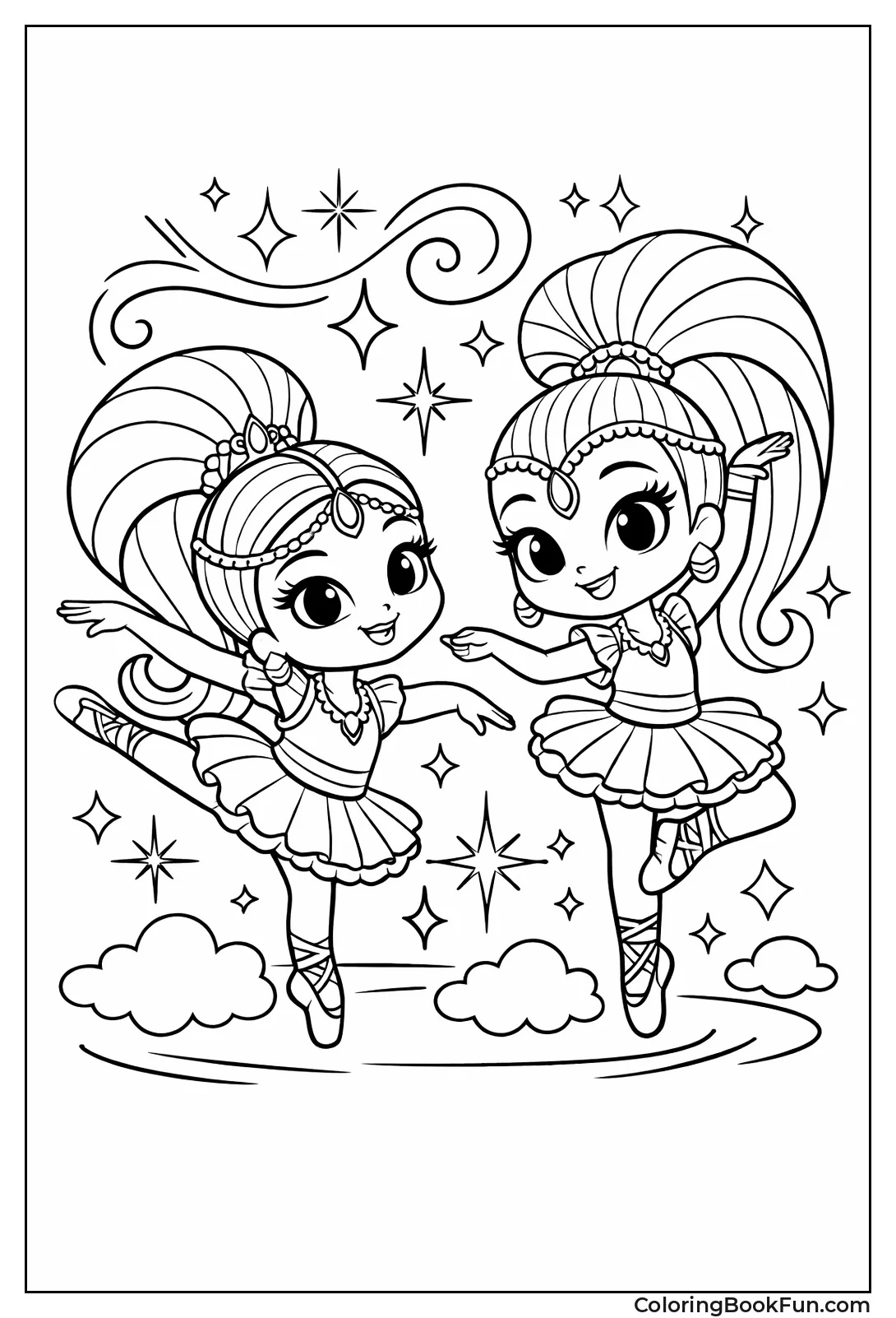 Shimmer Shine Ballerinas