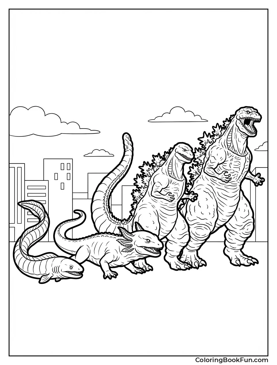 Shin Godzilla Mutates Forms